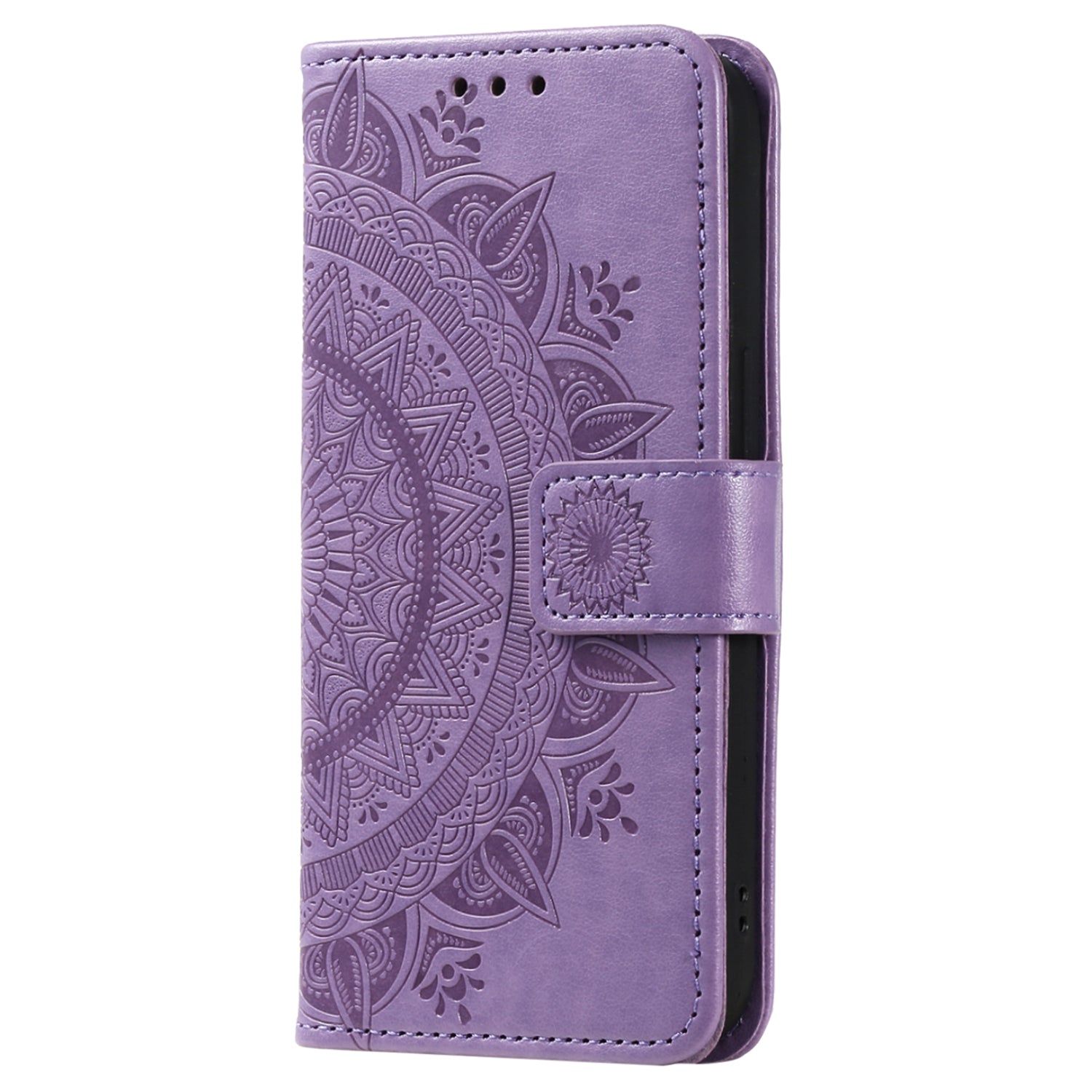 Til Samsung Galaxy A25 5G PU læderstandercover med trykt blomsterpung telefonetui med rem Til Samsung Galaxy A25 5G PU læderstandercover med trykt blomsterpung telefonetui med rem